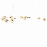 подвесной светильник branching bubbles summer 10 ламп латунь,коньячный в Нижневартовске