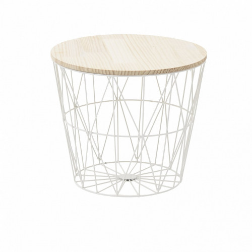 стол-корзина flora m белый в Нижневартовске