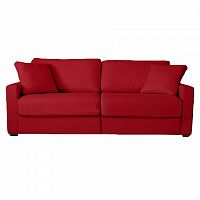 диван «лотос» раскладной прямой красный в Нижневартовске