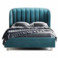 кровать двуспальная 160х200 бирюзовая tulip в Нижневартовске