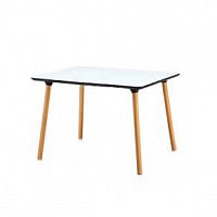 стол обеденный copine прямоугольный 120х80 натуральное дерево в Нижневартовске