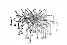 бра серебро chloe 60x30 см в Нижневартовске