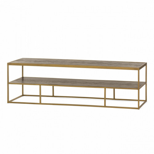 консоль на металлических ножках коричневая pero в Нижневартовске