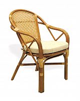 кресло из ротанга simple way (бежево-золотой) в Нижневартовске
