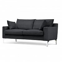 диван collar прямой черный в Нижневартовске