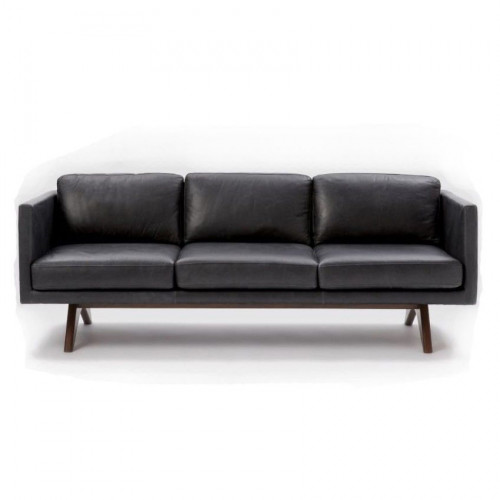 диван turella tri прямой черный в Нижневартовске