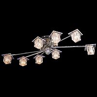 потолочная люстра eurosvet 4803/8 хром/белый-синий+красный+фиолетовый в Нижневартовске