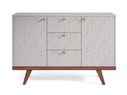 комод thimon v2 темный дуб платиновый гравировка 10 в Нижневартовске