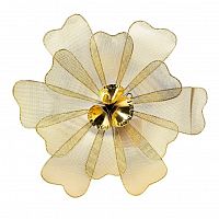 настенный декор цветок золотистый 476х457х70 см в Нижневартовске