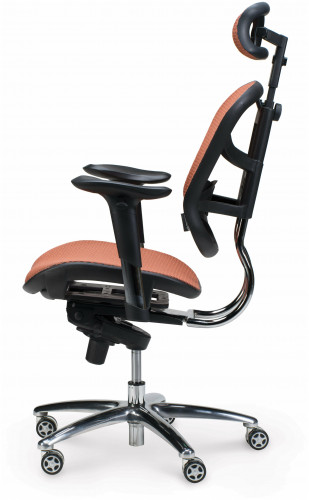 кресло руководителя стартрек оранжевая сетка в Нижневартовске