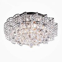 потолочная люстра eurosvet шарм 16017/9 хром strotskis в Нижневартовске