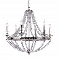 подвесная люстра crystal lux perugia sp6 хром в Нижневартовске