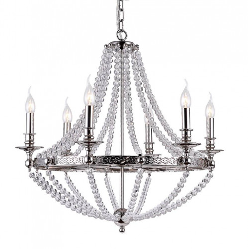 подвесная люстра crystal lux perugia sp6 хром в Нижневартовске