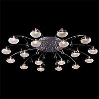 потолочная люстра eurosvet 4894/18 хром/синий+красный+фиолетовый в Нижневартовске