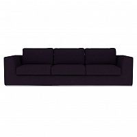 диван-кровать igarka трехместный прямой черный в Нижневартовске