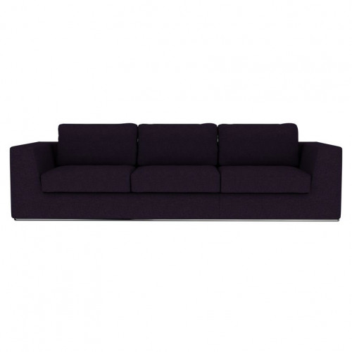 диван-кровать igarka трехместный прямой черный в Нижневартовске