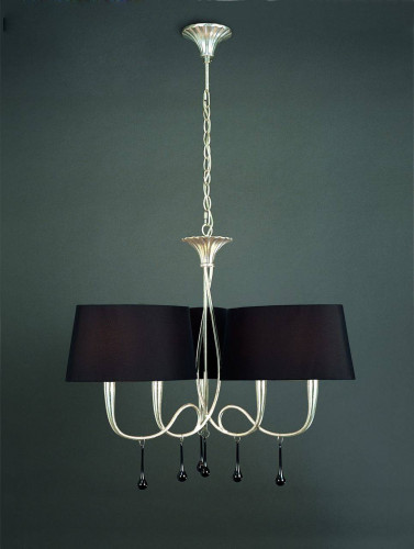 подвесная люстра mantra paola painted silver 3530 в Нижневартовске