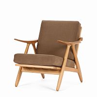 кресло oliviano коричневое в Нижневартовске