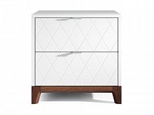 прикроватная тумба case молочная, коричневая в Нижневартовске