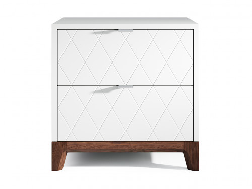 прикроватная тумба case молочная, коричневая в Нижневартовске