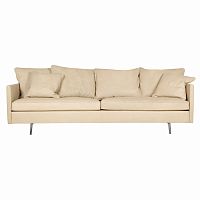 диван julia трехместный прямой светло-бежевый в Нижневартовске