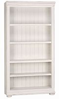центральный книжный шкаф для библиотеки открытый «нордик» белый в Нижневартовске