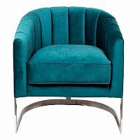 кресло велюр сине-зеленый 77*70*71см в Нижневартовске