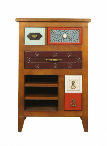 вертикальная тумба gouache birch разноцветная в Нижневартовске