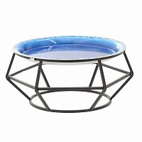 стол blue geo синий, черный в Нижневартовске