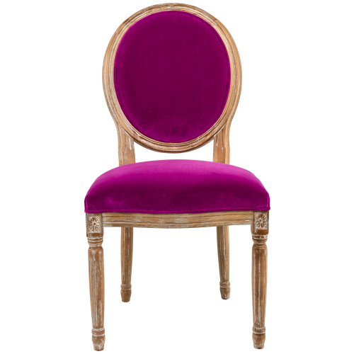 стул «луи / фуксия» (бархат, лесной орех) в Нижневартовске