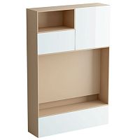 шкаф diamond для телеаппаратуры бежевый с белым в Нижневартовске
