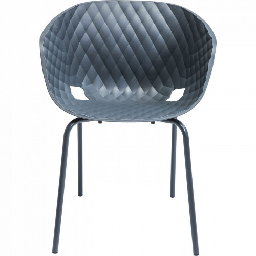 стул с подлокотниками radar bubble серый в Нижневартовске