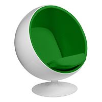 кресло eero aarnio style ball chair зеленое в Нижневартовске