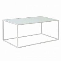стол журнальный london white матовое стекло в Нижневартовске