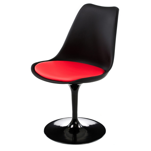 стул tulip черный/красный в Нижневартовске