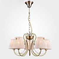 подвесная люстра eurosvet белль 60039/5 античная бронза в Нижневартовске