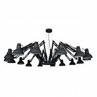 подвесная люстра arte lamp ragno a2043sp-16bk черная в Нижневартовске