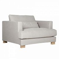 кресло brandon ткань светло-серое в Нижневартовске