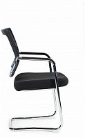 конференц кресло вельд cf хром / черная сетка / черная ткань в Нижневартовске