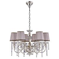 подвесная люстра crystal lux alegria sp6 silver-brown в Нижневартовске
