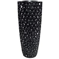 кашпо жемчужно-черное roller 36х36х86 в Нижневартовске
