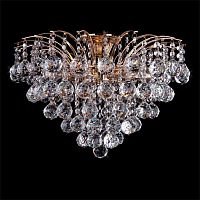 потолочная люстра eurosvet 3299/6 золото/прозрачный хрусталь strotskis в Нижневартовске