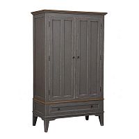 шкаф платяной двухдверный директория с состариванием темно-серый в Нижневартовске