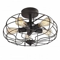 потолочная люстра divinare cottero 5002/05 pl-5 серая в Нижневартовске