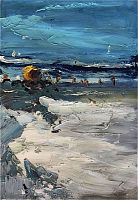 картина маслом ветер у моря в Нижневартовске