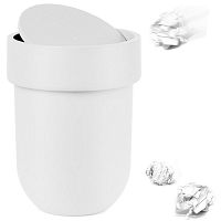 контейнер мусорный touch с крышкой белый в Нижневартовске