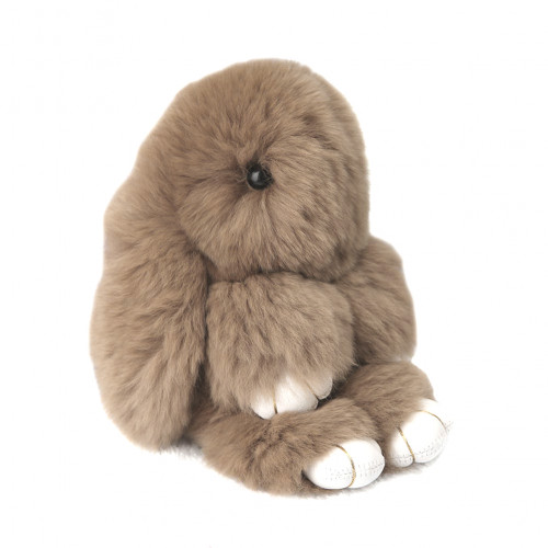 меховой зайка брелок бежевый в Нижневартовске