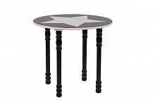 стол кофейный channing тёмно-серый в Нижневартовске