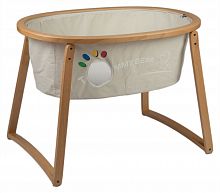 деревянная люлька с бежевой колыбелью sleep up в Нижневартовске