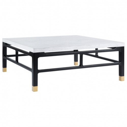 стол журнальный fabris черный, белый в Нижневартовске